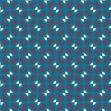 Geometrik şekilli kusursuz desen vektör çizimi