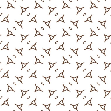 Geometrik şekilli kusursuz desen vektör çizimi