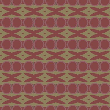 Geometrik şekilli kusursuz desen vektör çizimi