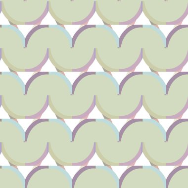 Geometrik şekilli kusursuz desen vektör çizimi