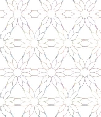 Geometrik şekilli kusursuz desen vektör çizimi