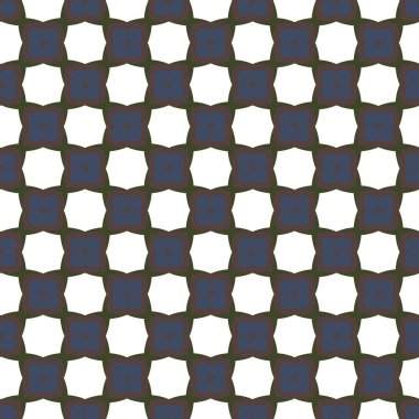 Geometrik şekilli kusursuz desen vektör çizimi