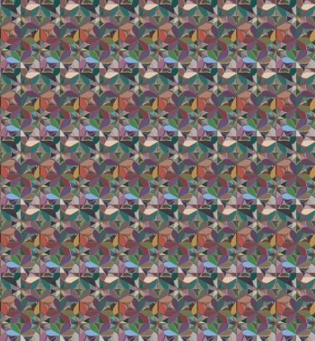 Geometrik şekilli kusursuz desen vektör çizimi