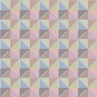 Geometrik şekilli kusursuz desen vektör çizimi