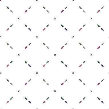 Geometrik şekilli kusursuz desen vektör çizimi