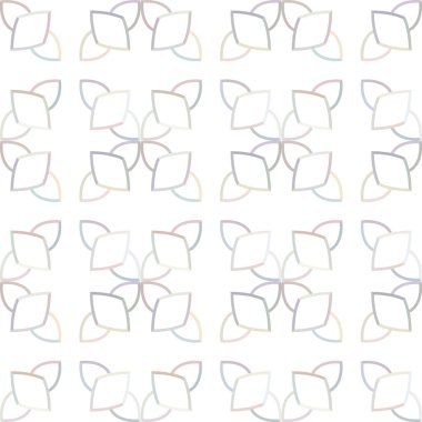 Geometrik şekilli kusursuz desen vektör çizimi