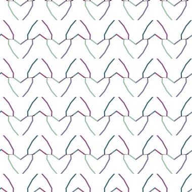 Geometrik şekilli kusursuz desen vektör çizimi