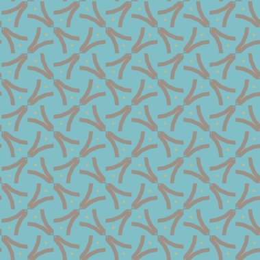 Geometrik şekilli kusursuz desen vektör çizimi