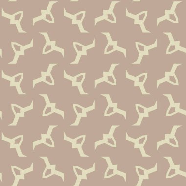 Geometrik şekilli kusursuz desen vektör çizimi