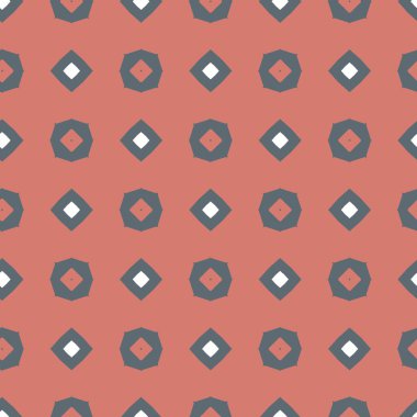 Geometrik şekilli kusursuz desen vektör çizimi