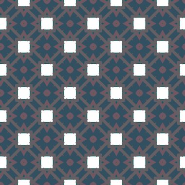 Geometrik şekilli kusursuz desen vektör çizimi