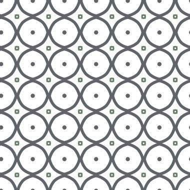 Geometrik şekilli kusursuz desen vektör çizimi