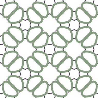 Geometrik şekilli kusursuz desen vektör çizimi