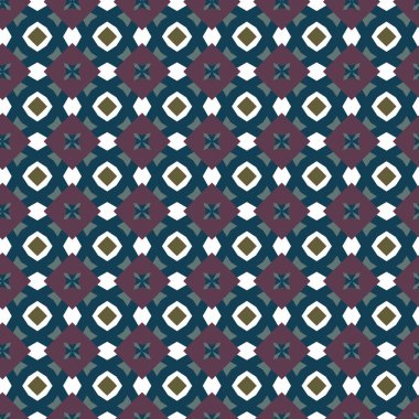 soyut kaleydoskop kumaş dikişsiz arkaplan, vektör illüstrasyonu 
