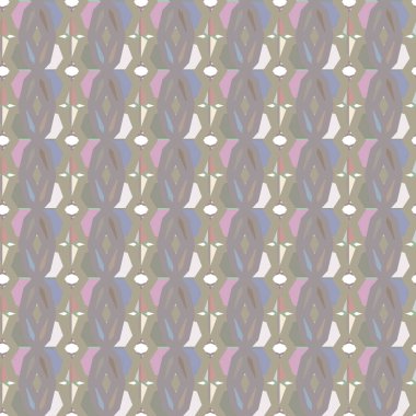 Geometrik şekilli kusursuz desen vektör çizimi