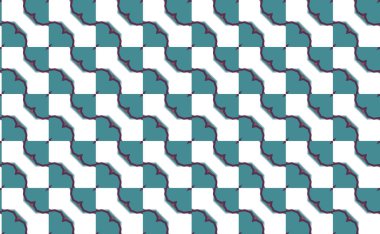 Geometrik şekilli kusursuz desen vektör çizimi