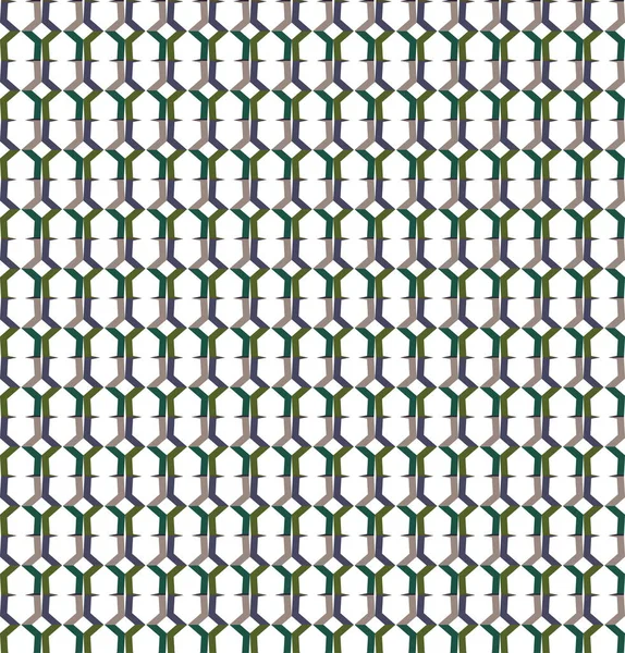 Nahtlose Muster Mit Geometrischen Formen Vektorillustration — Stockvektor