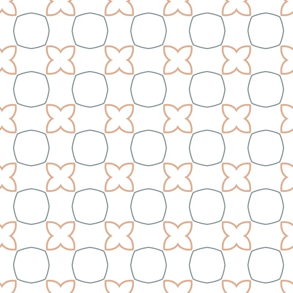 Modello Senza Soluzione Continuità Con Forme Geometriche Illustrazione Vettoriale — Vettoriale Stock