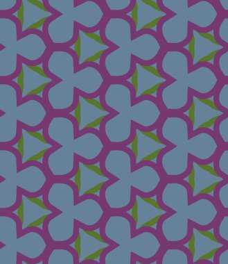 Geometrik şekilli kusursuz desen vektör çizimi