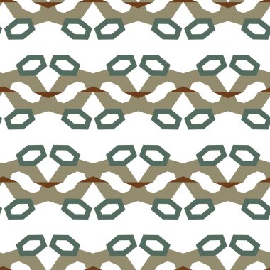 Geometrik şekilli kusursuz desen vektör çizimi