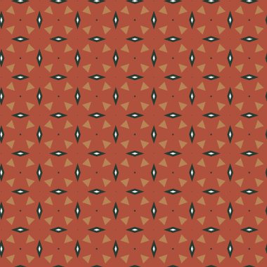 Geometrik şekilli kusursuz desen vektör çizimi