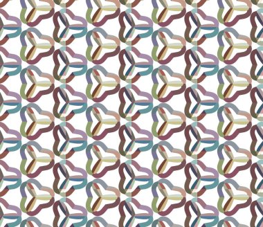Geometrik şekilli kusursuz desen vektör çizimi