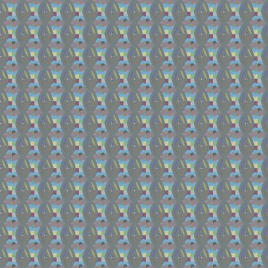 Geometrik şekilli kusursuz desen vektör çizimi