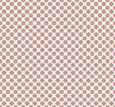 Geometrik şekilli kusursuz desen vektör çizimi