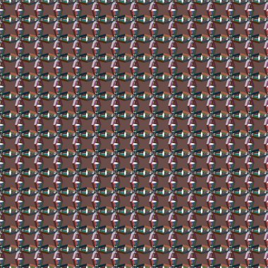 Geometrik şekilli kusursuz desen vektör çizimi