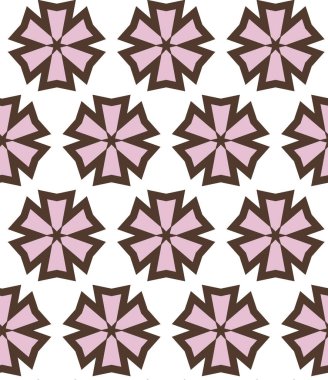 Geometrik şekilli kusursuz desen vektör çizimi