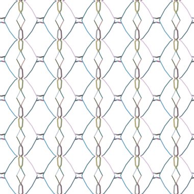 Geometrik şekilli kusursuz desen vektör çizimi