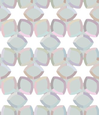 Geometrik şekilli kusursuz desen vektör çizimi