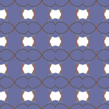 Geometrik şekilli kusursuz desen vektör çizimi