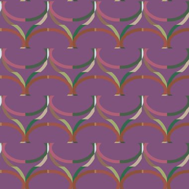 Geometrik şekilli kusursuz desen vektör çizimi