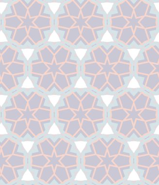 Geometrik şekilli kusursuz desen vektör çizimi