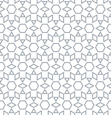 Geometrik şekilli kusursuz desen vektör çizimi