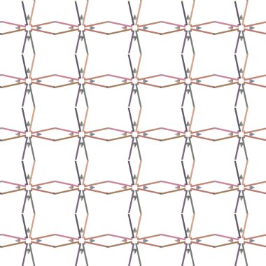 Geometrik şekilli kusursuz desen vektör çizimi