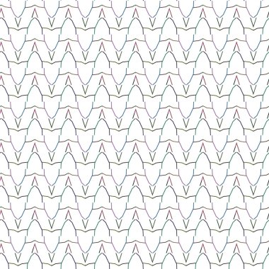 Geometrik şekilli kusursuz desen vektör çizimi