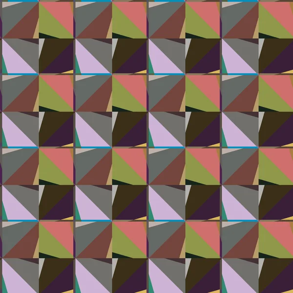 Abstraktes Kaleidoskop Stoff Nahtloser Hintergrund Vektorillustration — Stockvektor