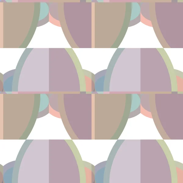 Motif Sans Couture Avec Des Formes Géométriques Illustration Vectorielle — Image vectorielle