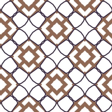 Geometrik şekilli kusursuz desen vektör çizimi