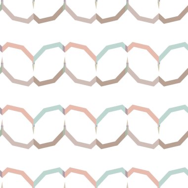 Geometrik şekilli kusursuz desen vektör çizimi