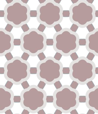 Geometrik şekilli kusursuz desen vektör çizimi