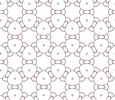 Geometrik şekilli kusursuz desen vektör çizimi