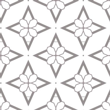 Geometrik şekilli kusursuz desen vektör çizimi