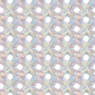 Geometrik şekilli kusursuz desen vektör çizimi