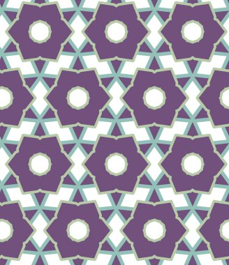 Geometrik şekilli kusursuz desen vektör çizimi