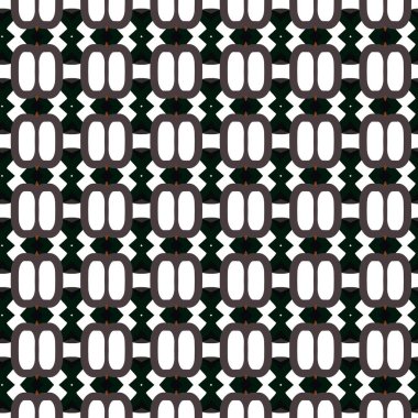 Geometrik şekilli kusursuz desen vektör çizimi