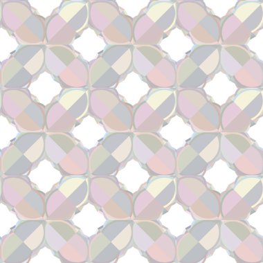 Geometrik şekilli kusursuz desen vektör çizimi