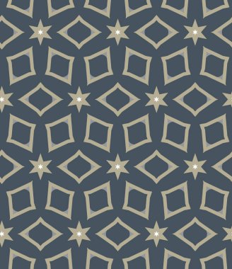 Geometrik şekilli kusursuz desen vektör çizimi